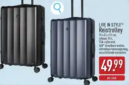 ALDI Live in style Reistrolley aanbieding