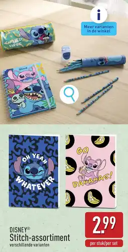 ALDI Disney Stitch-assortiment aanbieding