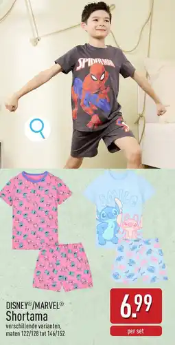 ALDI Disney/Marvel Shortama aanbieding