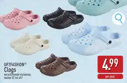 ALDI Up2fashion Clogs aanbieding