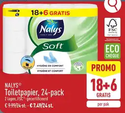 ALDI Nalys Toiletpapier aanbieding