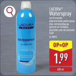 ALDI Lacura Waterspray aanbieding