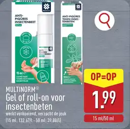 ALDI Multinorm Gel of roll-on voor insectenbeten aanbieding