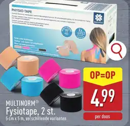 ALDI Multinorm Fysiotape aanbieding