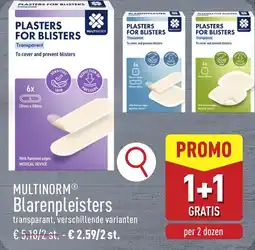 ALDI Multinorm Blarenpleisters aanbieding