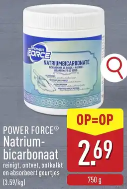 ALDI Power force Natriumbicarbonaat aanbieding