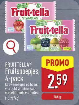 ALDI Fruittella Fruitsnoepjes aanbieding