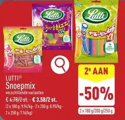 ALDI Lutti Snoepmix aanbieding