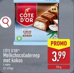 ALDI Côte d'or Melkchocoladereep met kokos aanbieding