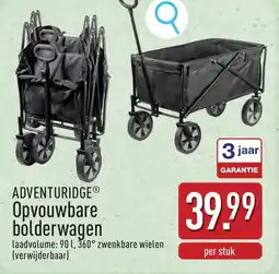 ALDI Adventuridge Opvouwbare bolderwagen aanbieding