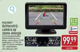 ALDI Maginon Achteruitrijcamera op zonne-energie aanbieding
