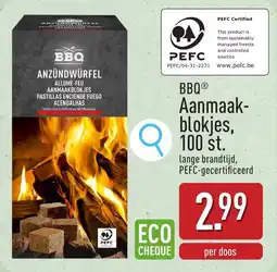 ALDI BBQ Aanmaakblokjes aanbieding