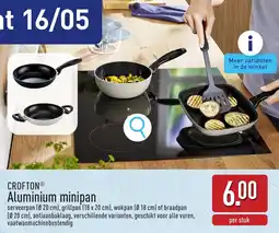 ALDI Crofton Aluminium minipan aanbieding