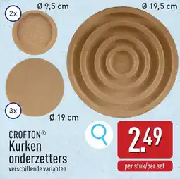 ALDI Crofton Kurken onderzetters aanbieding