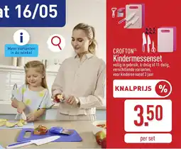 ALDI Crofton Kindermessenset aanbieding