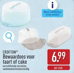 ALDI Crofton Bewaardoos voor taart of cake aanbieding