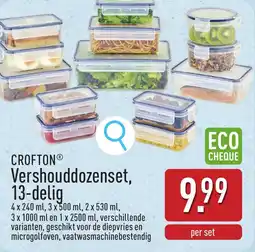 ALDI Crofton Vershouddozenset aanbieding