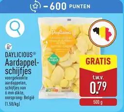 ALDI Daylicious Aardappelschijfjes aanbieding