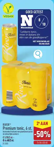 ALDI River Premium tonic aanbieding