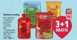 Delhaize Biobabyvoedingspaghet Ella's Kitchen aanbieding