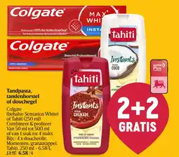 Delhaize Tandpasta, tandenborstel of douchegel Colgate aanbieding