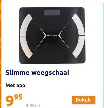 Action Slimme Weegschaal aanbieding