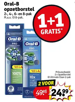 Kruidvat Oral-B opzetborstel aanbieding