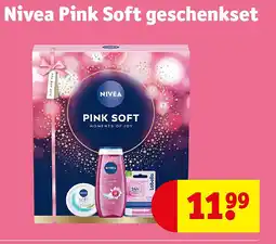 Kruidvat Nivea Pink Soft geschenkset aanbieding