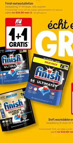 Jumbo Finish vaatwastabletten aanbieding