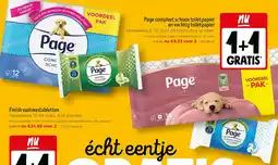 Jumbo Page compleet schoon toiletpapier en vochtig toiletpapi aanbieding