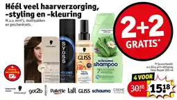 Kruidvat Héél veel haarverzorging, -styling en -kleuring aanbieding