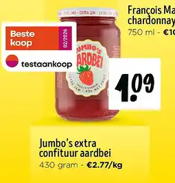 Jumbo Jumbo’s extra confituur aardbei aanbieding