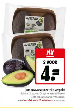 Jumbo Jumbo avocado eetrijp verpakt aanbieding