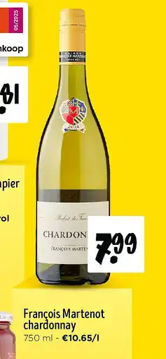 Jumbo François Martenot chardonnay aanbieding