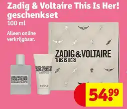 Kruidvat Zadig & Voltaire This Is Her! geschenkset aanbieding