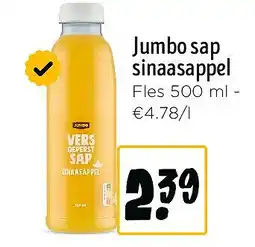 Jumbo Jumbo sap sinaasappel aanbieding
