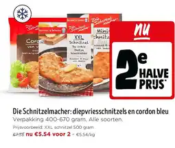 Jumbo Die Schnitzelmacher: diepvriesschnitzels en cordon bleu aanbieding