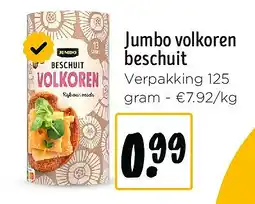 Jumbo Jumbo volkoren beschuit aanbieding