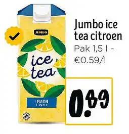 Jumbo Jumbo ice tea citroen aanbieding