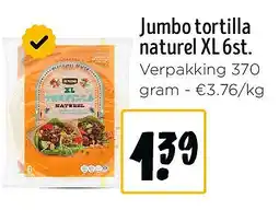 Jumbo Jumbo tortilla naturel XL 6st aanbieding