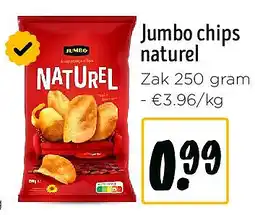 Jumbo Jumbo chips naturel aanbieding