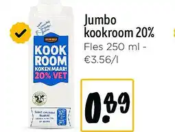 Jumbo Jumbo kookroom 20% aanbieding