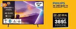 Electro Depot Philips 4K UHD QLED TV AMBI 50PUS8500/12 aanbieding