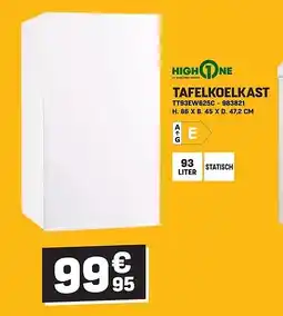 Electro Depot High One TAFELKOELKAST TT93EW625C aanbieding
