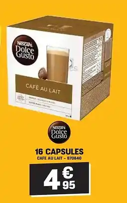 Electro Depot 16 CAPSULES CAFE AU LAIT aanbieding