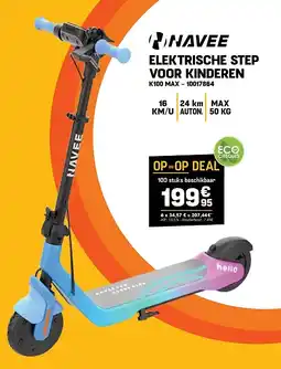 Electro Depot Navee ELEKTRISCHE STEP VOOR KINDEREN K100 MAX aanbieding