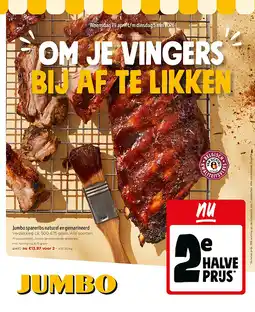 Jumbo Jumbo spareribs naturel en gemarineerd aanbieding