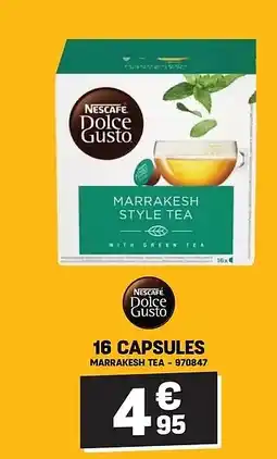 Electro Depot 16 CAPSULES MARRAKESH TEA aanbieding