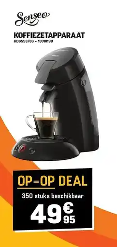 Electro Depot KOFFIEZETAPPARAAT HD6553/66 aanbieding