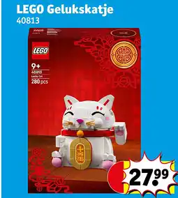 Kruidvat LEGO Gelukskatje aanbieding